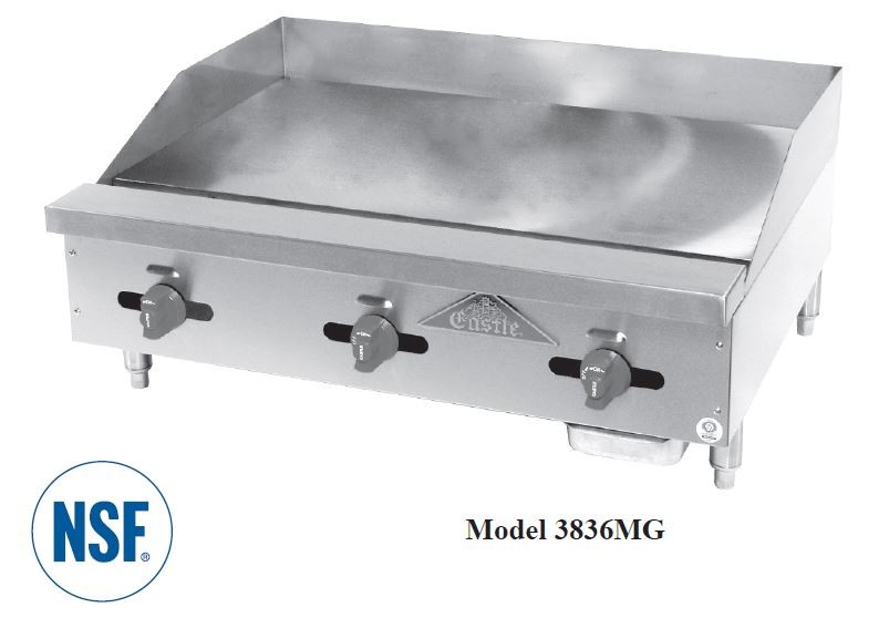 38 Series Manual Control Griddles